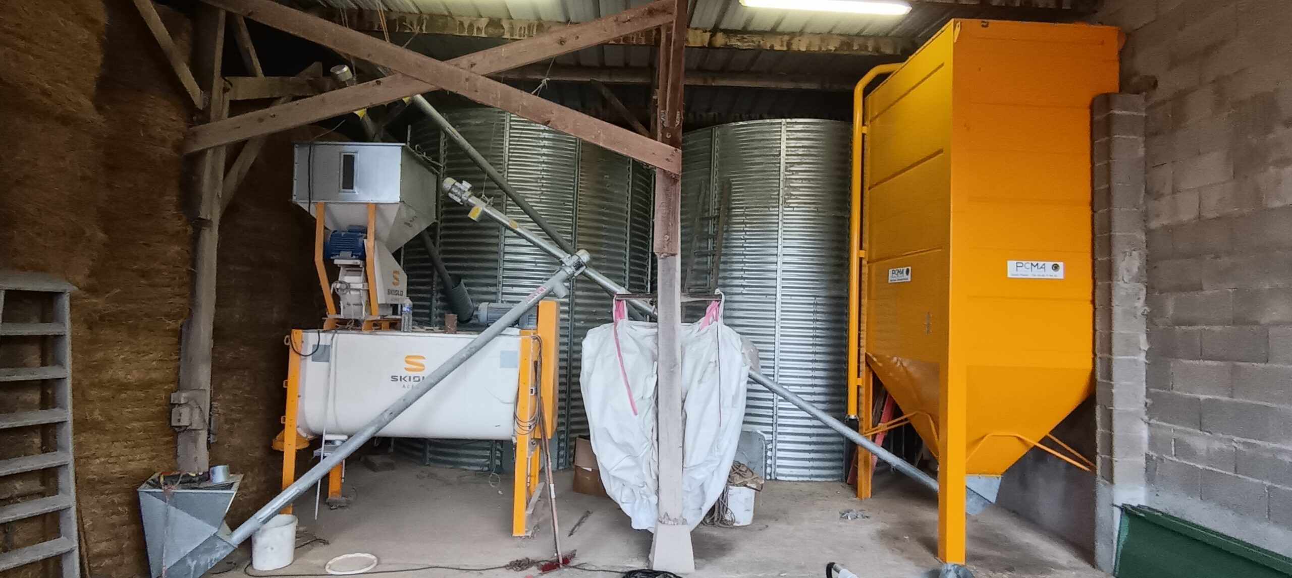 Exemple silo agricole sur site