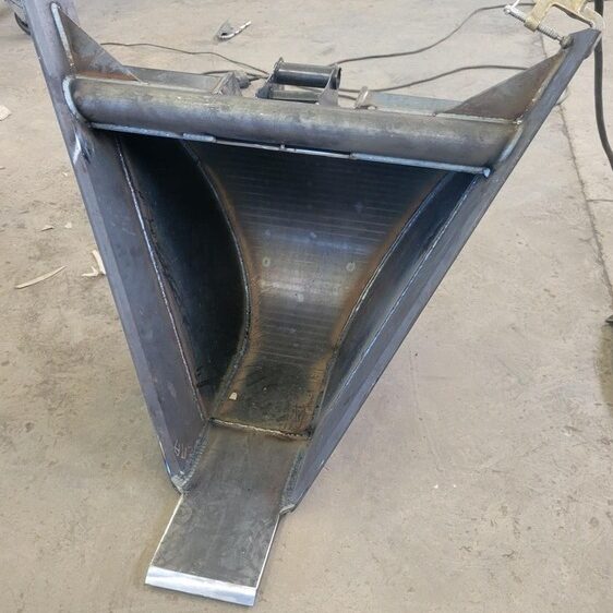 Fabrication d'un godet trapèze sur-mesure